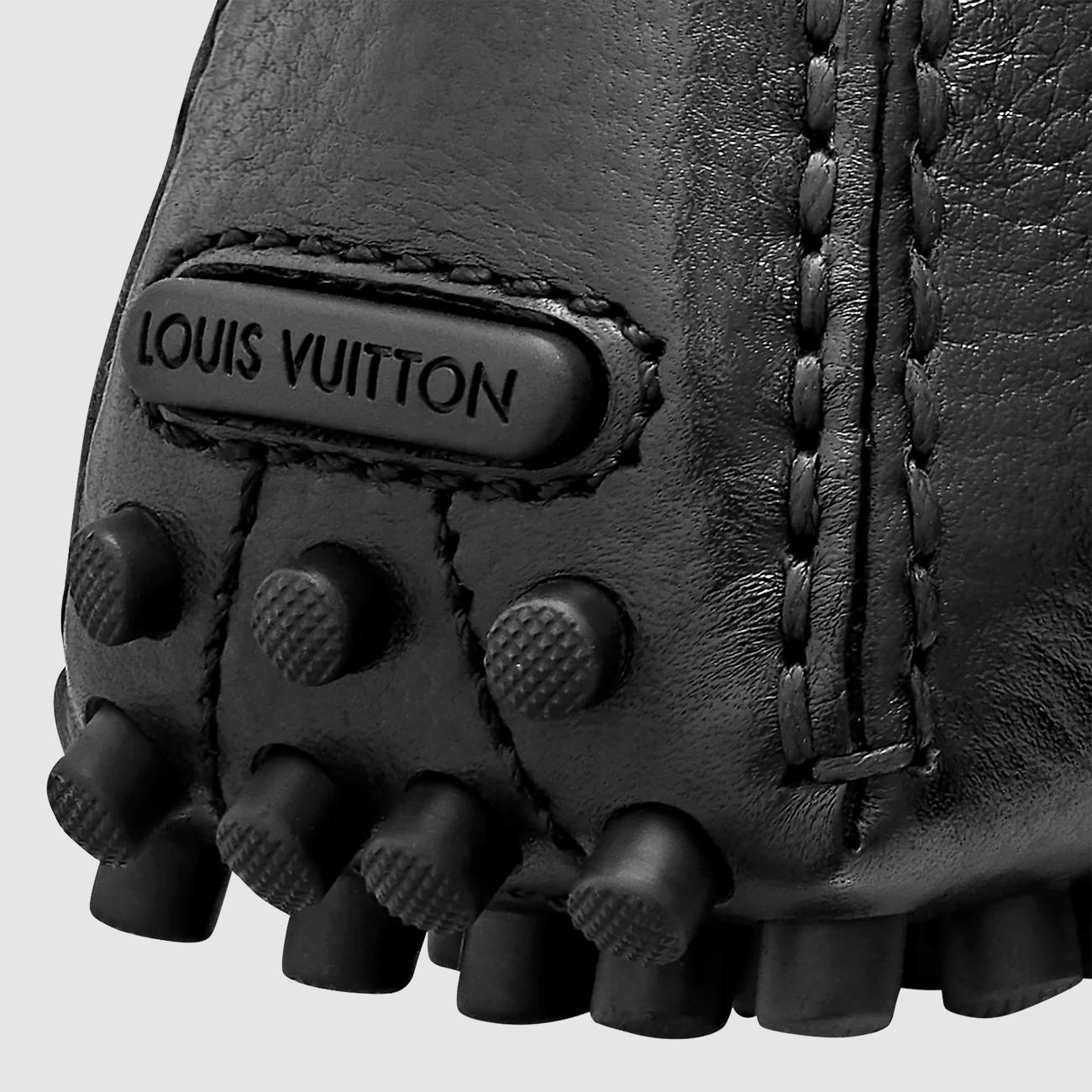 Giày Louis Vuitton Hockenheim Mocassin Nam Đen